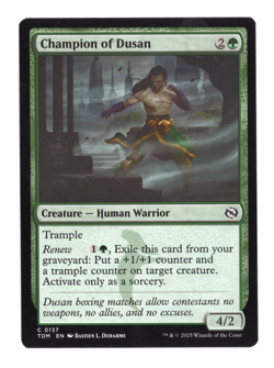 MTG-Champion of Dusan-Tarkir: Dragonstorm-137-Near Mint-NonFoil - Image 1
