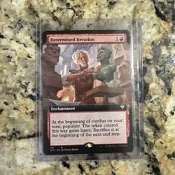 Determined Iteration #146 Extended Art Commander Streets of New Capenna MTG Mint - Image 1