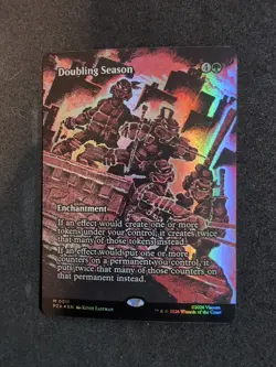 Doubling Season (Borderless) Teenage Mutant Ninja Turtles Eternal-Legal Foil - Image 1