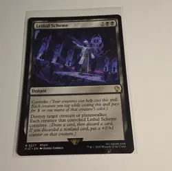 NM Lethal Scheme, MTG, Final Fantasy Commander, Magic the Gathering, 277 - Image 1