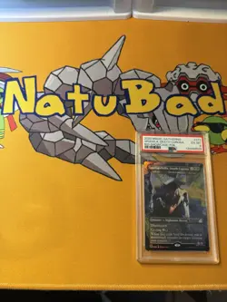 Magic: The Gathering Spacegodzilla Death Corona #373 IKO Foil Showcase PSA 6 - Image 2