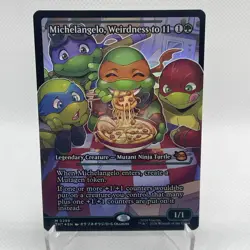 Michelangelo, Weirdness to 11 (Showcase) (Foil) - Teenage Mutant Ninja Turtles - Image 2