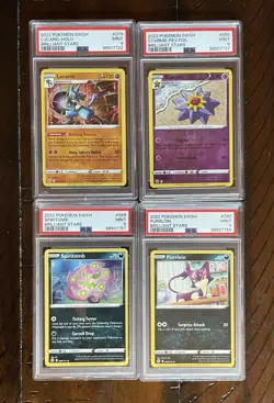 2022 Pokemon Sword & Shield / Brilliant Stars - Lot of 4 Cards - PSA GRADED 9 - Image 1