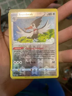 2020 Pokemon: TRUMBEAK 144/185 [Reverse Holo] [Vivid Voltage] Gem Mint PSA 10 💎 - Image 1
