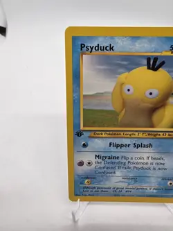 Psyduck 79/105 1st Edition Neo Destiny Pokemon TCG 2002 Yuka Morii Common NM - Image 3