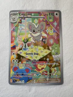 ENG Pokemon TCG – Cinccino (183/162) ILLUSTRATION RARE NM/M Pack Fresh - Image 2