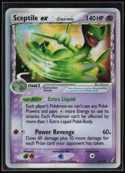 Pokemon TCG Sceptile ex (Delta Species) #96/100 Crystal Guardians - Image 1