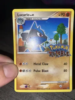 Carte Pokemon Lucario 12/16 RUMBLE Anglais Occasion - Image 4