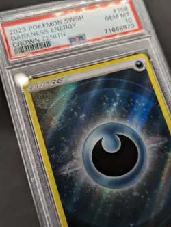 Pokemon TCG - Dark Energy Full Art - 158/159 Crown Zenith - PSA 10 Gem Mint - Image 1