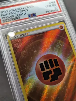 Pokemon TCG - Fighting Energy Full Art - 157/159 Crown Zenith - PSA 10 Gem Mint - Image 1
