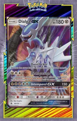Dialga GX - SL06:Lumiere Interdite - 82/131 - Carte Pokemon Neuve Francaise - Image 1