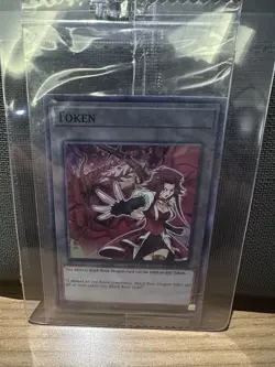 SEALED Yugioh TKN5-EN008 Token (Akiza and Black Rose Dragon) Super Rare Token - Image 1