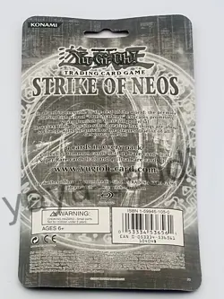 YuGiOh! TCG Strike of Neos Blister Booster Pack - 1st Edition Factory Sealed - Image 2