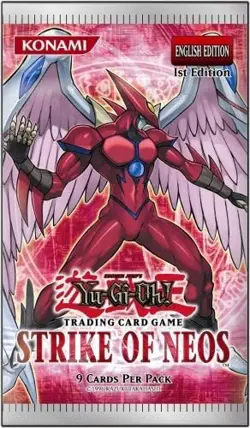 YuGiOh! TCG Strike of Neos Blister Booster Pack - 1st Edition Factory Sealed - Image 3