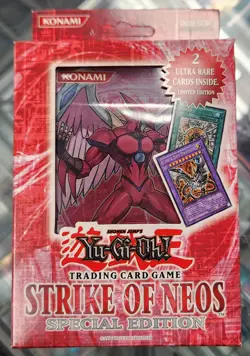 YUGIOH STRIKE OF NEOS SPECIAL EDITION MINI BOX (3 BOOSTERS PACKS) FACTORY SEALED - Image 1