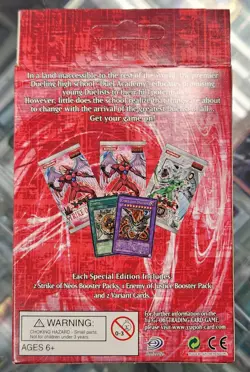 YUGIOH STRIKE OF NEOS SPECIAL EDITION MINI BOX (3 BOOSTERS PACKS) FACTORY SEALED - Image 2
