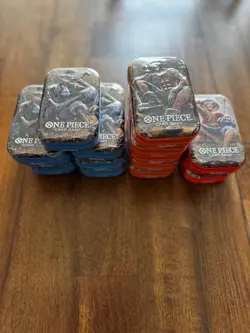 Lot of (15) One Piece TCG Tin Pack Vol.2 (3) Luffy (5) Ace (7) Sabo - Image 4