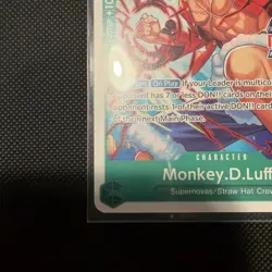 Red Bull Double DON event DON!! and Monkey.D.Luffy stamped Promo w/ Sticker - Image 4