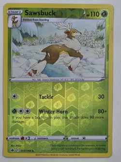 Sawsbuck - 012/198 - SWSH06: Chilling Reign - POKEMON REVERSE HOLO - Image 1