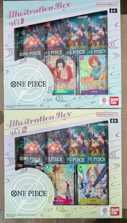 One Piece TCG - English - Illustration Box Vol.1 + Vol.2 - Brand New Sealed - Image 1