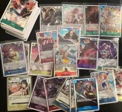 One Piece Tcg Card Lot, Bulk, Rares, Super Rares JAPANESE - Image 1
