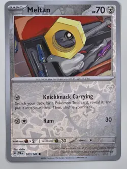 Meltan - 103/142 - SV07: Stellar Crown - POKEMON REVERSE HOLO - Image 1