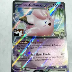 Lillie's Clefairy ex 056/159 Prize Pack Series Cards Holo - Image 5