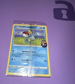 Pokemon TCG Sobble On the Ball Futsal Promo Card Factory Sealed 005/005 - Image 2
