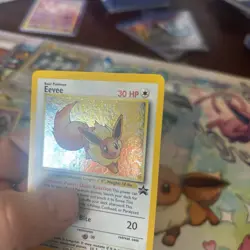 Pokemon TCG Eevee Black Star Promo Holo Card WOTC Nm - Image 2