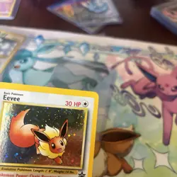 Pokemon TCG Eevee Black Star Promo Holo Card WOTC Nm - Image 3