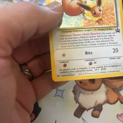 Pokemon TCG Eevee Black Star Promo Holo Card WOTC Nm - Image 5
