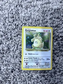 Pokemon TCG Kangaskhan No Symbol Holo Rare Card 5/64 - Image 1