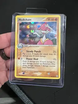 Medicham 42/101 Pokemon TCG Hidden Legends Reverse Holo 2004 Card NM - Image 1