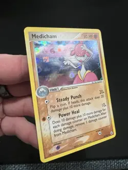 Medicham 42/101 Pokemon TCG Hidden Legends Reverse Holo 2004 Card NM - Image 5