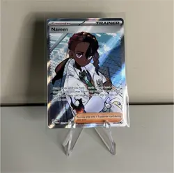 Pokemon TCG Naveen Trainer-Supporter Full Art Holo POB Card 092/068 - Image 1