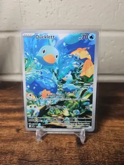 Pokemon TCG Ducklett Illustration Rare Card 109/086 Sv: White Flare - Image 1