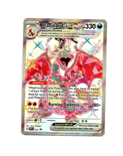 Pokemon Paldean Fates CHARIZARD EX 074 SVP Black Star Promo Holo Card MINT-NM - Image 1