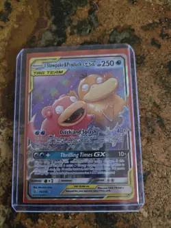 Slowpoke & Psyduck GX 35/236 Sm-Unified Minds Holo Pokemon Card - Image 1