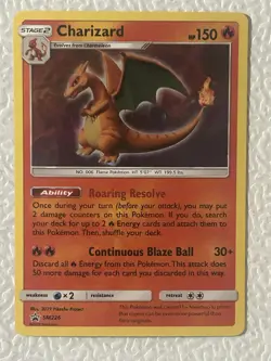 Charizard SM226 Holo Pokemon Card Sun & Moon Black Star - Image 1