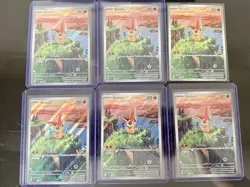 Lot Of 6x Victini 208 Sv: Scarlet & Violet Promo Cards Holo Illustration - Image 1