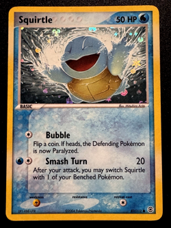 Nirvana Squirtle 83/112 EX Firered & Leafgreen Pokemon Card Reverse Holo Rare MP - Image 1