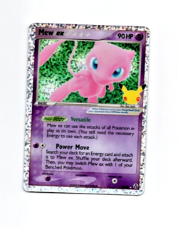 Pokemon Celebrations 25th MEW EX 88/92 Classic Collection Holo Card MINT-NM - Image 1