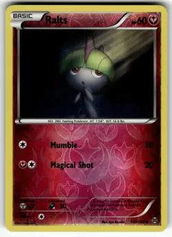 Ralts (100) 100/162 XY - BREAKthrough LP Pokemon Card TCG - Image 1