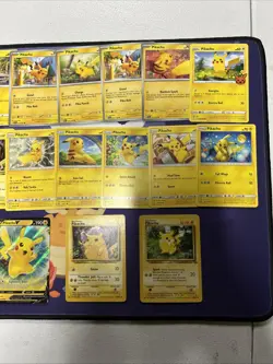 25 Different Pikachu Pokemon TCG Card Lot - Base Set Jungle WOTC V + More - Image 3