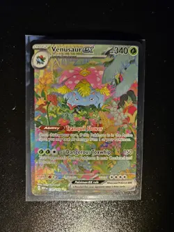Pokemon Venusaur ex 198/165 Special Illustration Rare Holo 340 HP Stage 2 Card - Image 1