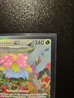 Pokemon Venusaur ex 198/165 Special Illustration Rare Holo 340 HP Stage 2 Card - Image 5