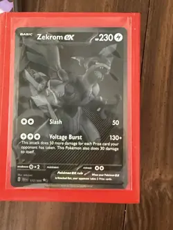 Zekrom ex Pokemon TCG Black Bolt # 172/086 BWR English Near Mint PACK FRESH Card - Image 1