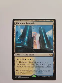 MTG Magic the Gathering Hallowed Fountain Ravnica Allegiance #251 NM - Image 1