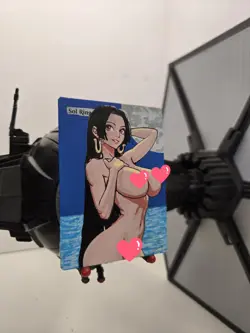 MTG, Sol Ring, Boa Hancock, Waifu, Hand Painted by BAZAYO, 18+ - Image 3