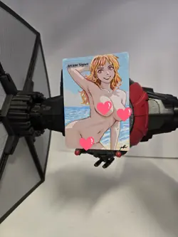 MTG, Arcane Signet, Nami, One Piece, Waifu, Alter, Hand Painted by BAZAYO, 18+ - Image 2